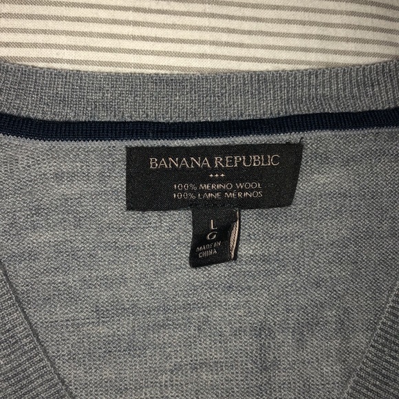 Mens Banana Republic Merino Wool sweater L - Picture 2 of 3